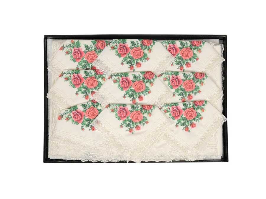 Dowry World - طقم مفارش للمطبخ مكون من 15 قطعه-لون بوردو