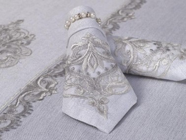 26 Piece Elegant Table Cloth Set - Silver
- Thumbnail