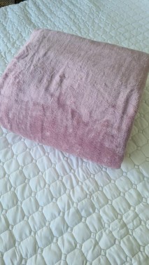 Hobby - Aksu Single Size Blanket 155x215 cm Cotton/Polyester Fabric Dry Rose Hobby - Aksu Single Size Blanket 155x215 cm Cotton/Polyester Fabric Dry Rose