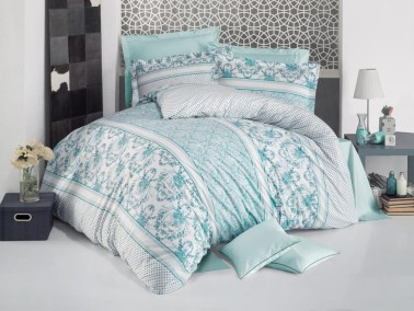 Çeyiz Diyarı - Alaçatı Double Duvet Cover Set Mint Çeyiz Diyarı - Alaçatı Double Duvet Cover Set Mint