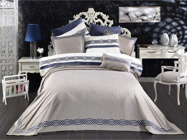 Çeyiz Diyarı - Alaçatı Double Duvet Cover Bedspread Blue Çeyiz Diyarı - Alaçatı Double Duvet Cover Bedspread Blue