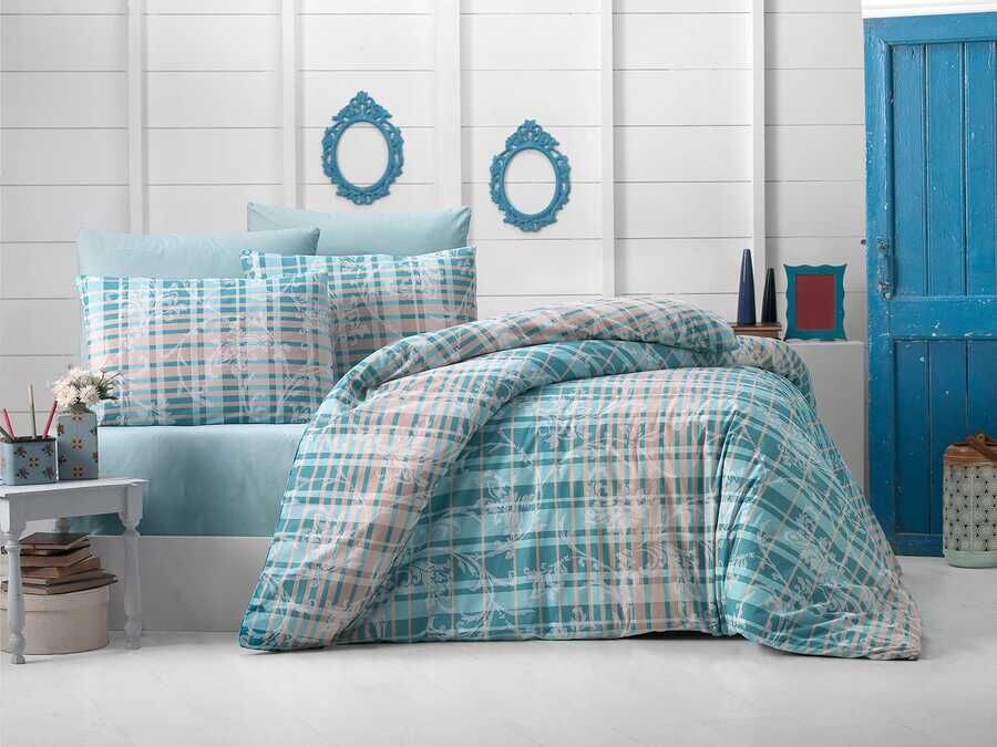  Alena Double Duvet Cover Set Amanda Turquoise