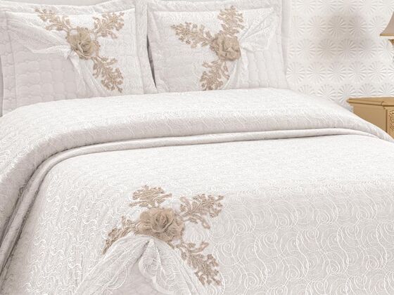 Aleyna Double Bedspread Cream