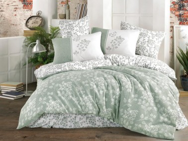 Çeyiz Diyarı - Almeda Single Duvet Cover Set Green