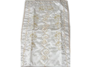 Çeyiz Diyarı - Golden Yellow Floral Embroidered Prayer Rug Çeyiz Diyarı - Golden Yellow Floral Embroidered Prayer Rug