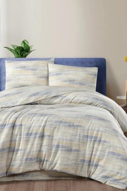 Anesa Bedding Set 4 Pcs, Duvet Cover, Bed Sheet, Pillowcase, Double Size, Self Patterned, Wedding, Daily use - Thumbnail