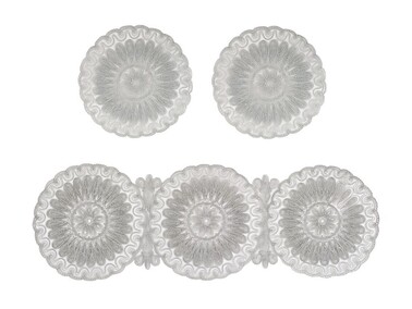 Dowry World - Anglez Cord Embroidered Luxury Living Room Set Gray