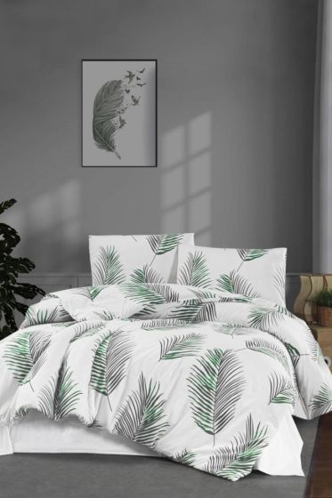 Anida Bedding Set 3 Pcs, Duvet Cover 160x200, Sheet 160x240, Pillowcase, Single Size, Self Patterned, Queen Bed Daily use