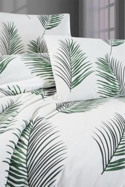 Anida Bedding Set 4 Pcs, Duvet Cover, Bed Sheet, Pillowcase, Double Size, Self Patterned, Wedding, Daily use - Thumbnail
