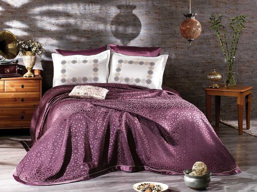 Dowry World - Anna Double Pique Set Plum
