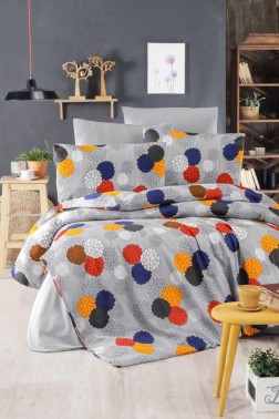 Arbesa Bedding Set 4 Pcs, Duvet Cover, Bed Sheet, Pillowcase, Double Size, Self Patterned, Wedding, Daily use - Thumbnail