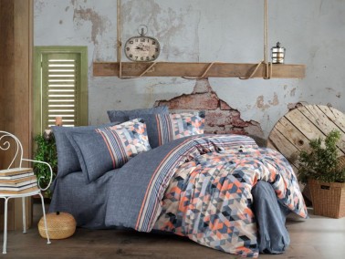 Hobby - Arella Single Duvet Cover Set Orange Hobby - Arella Single Duvet Cover Set Orange