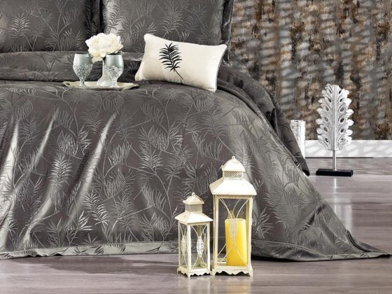 Armoni Double Bedspread Set Anthracite Gray