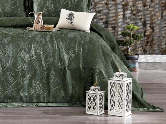 Armoni Double Bedspread Set Green