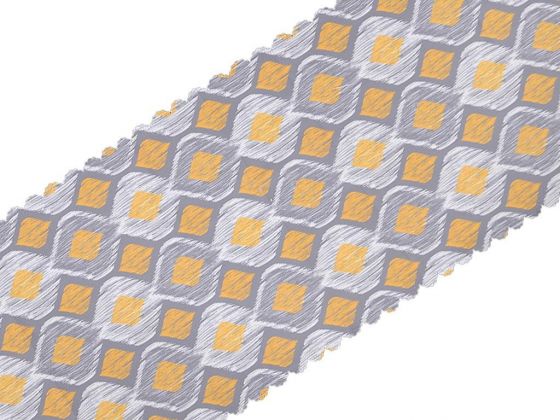 Aren Patterned Runner Yellow