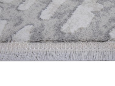 Asel Bambu Carpet/Rug Rectangle 160x230 cm White - Beige - Thumbnail