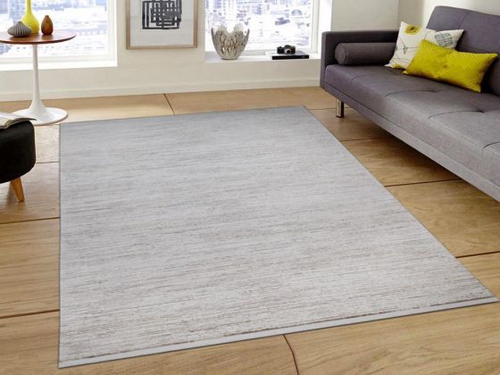 Asel Carpet/Rug Rectangle 160x230 cm White - Beige