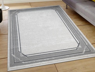 Asel Classic Carpet/Rug Rectangle 160x230 cm Grey - Beige - Thumbnail