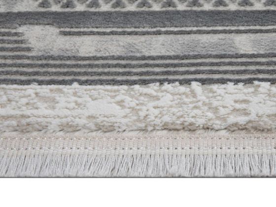 Asel Classic Carpet/Rug Rectangle 160x230 cm Grey - Beige