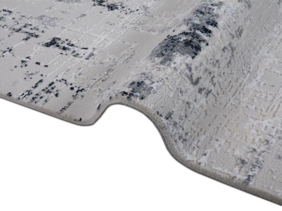 Asel Draw Carpet/Rug Rectangle 160x230 cm Blue - Beige