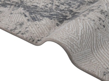 Asel Trigon Carpet/Rug Rectangle 160x230 cm Blue - Beige - Thumbnail