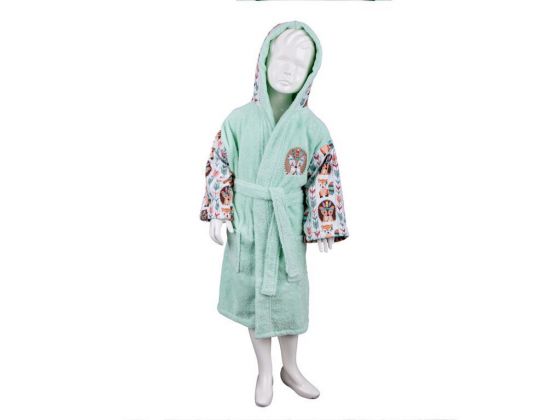 Aslan 100% Cotton Kids Bathrobe 11-12 Years