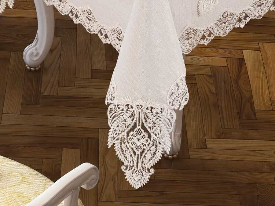 Asli Table Cloth 26 Pieces Cream - Thumbnail