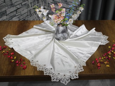Athena Single Bundle with Lace on All Four Sides Cream - Thumbnail