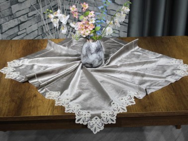 Athena Single Bundle with Lace on All Four Sides Cream Gray - Thumbnail