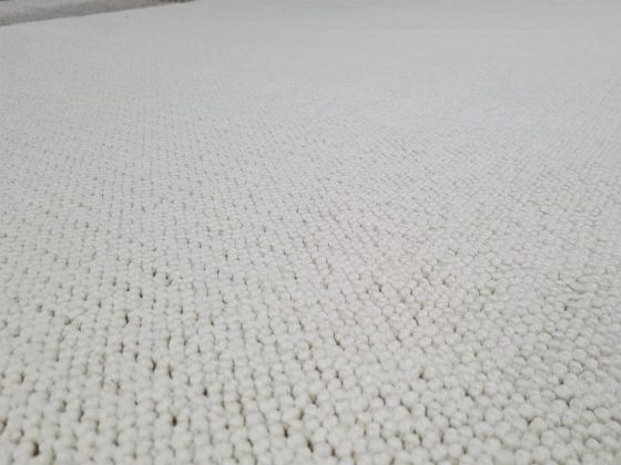 Authentic Rectangle 100% Microfiber Polyester Fringed Carpet 160x230 Cream
