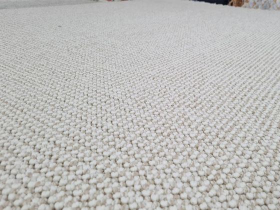 Authentic Rectangle 100% Microfiber Polyester Fringed Carpet 160x230 Cream Beige
