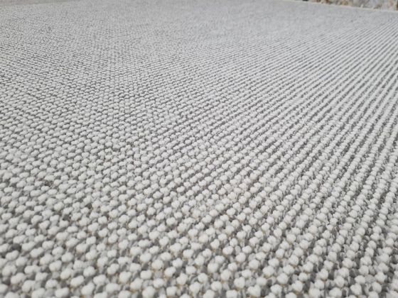 Authentic Rectangle 100% Microfiber Polyester Fringed Carpet 160x230 Cream Grey