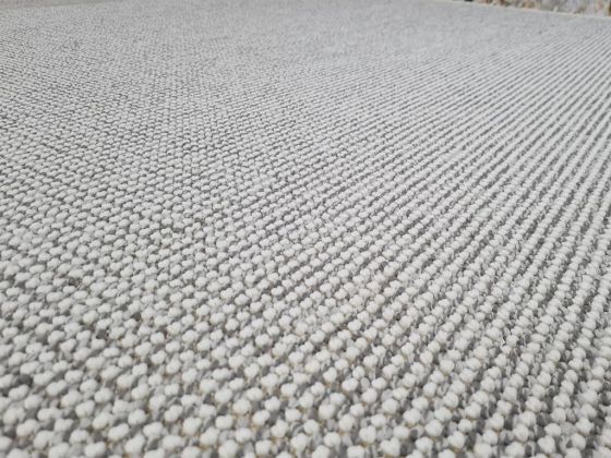 Authentic Rectangle 100% Microfiber Polyester Fringed Carpet 160x230 Cream Grey