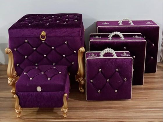 Avangarde 5 Liter Dowry Chest Set Purple