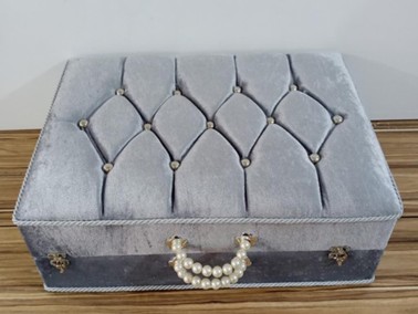 Avangarde Luxury Dowry Bag Silver - Thumbnail