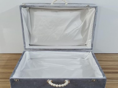 Avangarde Luxury Dowry Bag Silver - Thumbnail