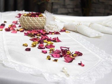 Aygun Luxury Tablecloth Set 26 Piece Cream - Thumbnail
