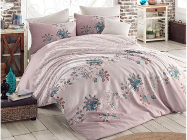Best Class - Azra 100% Cotton Single Duvet Cover Set Beige Best Class - Azra 100% Cotton Single Duvet Cover Set Beige