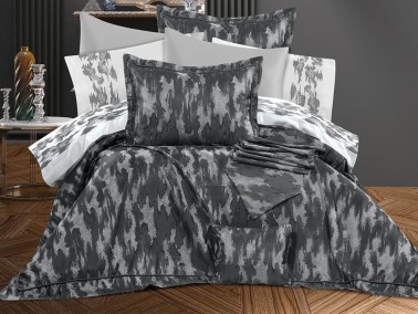 Cotton Box - Beatrix 11 Pcs Fiber Filled Luxury Dowry Set Gray