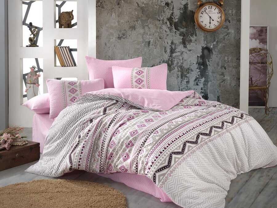 Belinda Double Duvet Cover Set - Lilac