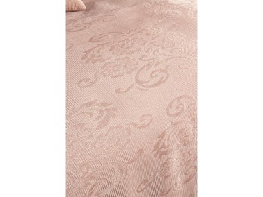 Belins Bedding Set 3 pcs, Bedspread 250x250 cm, Lace, Double Size Pink - Thumbnail