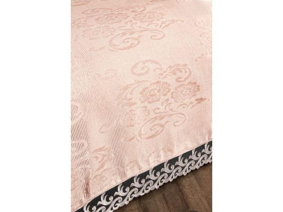 Belins Bedding Set 3 pcs, Bedspread 250x250 cm, Lace, Double Size Pink