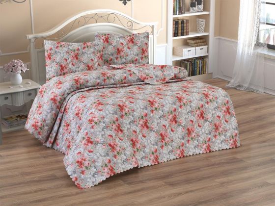 Beliz Quilted Bedspread Gray