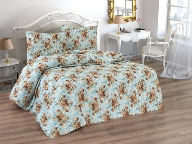Dowry World - Beliz Quilted Bedspread Mint Dowry World - Beliz Quilted Bedspread Mint