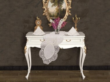 Dowry World - Bellisima Linen 3-Piece Bedroom Set Cream Dowry World - Bellisima Linen 3-Piece Bedroom Set Cream