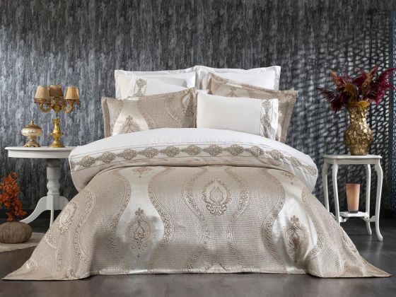 Berens Lux Embroidered 9 Piece Bridal Set