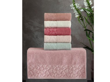 Çeyiz Diyarı - Berra Cotton 6 Pcs Hand Face Towel Çeyiz Diyarı - Berra Cotton 6 Pcs Hand Face Towel
