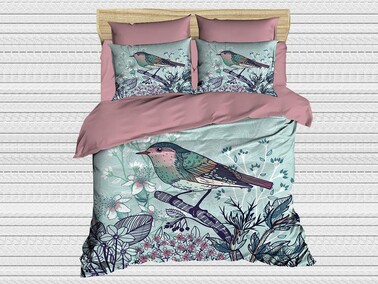 Best Class - طقم تلبيسه لحاف مزدوج طباعه رقميه ثلاثيه الابعاد Best Class Bird Best Class - طقم تلبيسه لحاف مزدوج طباعه رقميه ثلاثيه الابعاد Best Class Bird