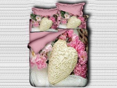 Best Class - Digital Printed 3d Double Duvet Cover Set Amour Best Class - Digital Printed 3d Double Duvet Cover Set Amour
