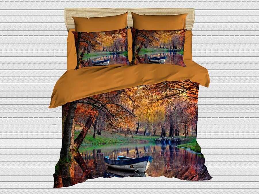  Best Class Digital Printed 3d Double Duvet Cover Set Boat